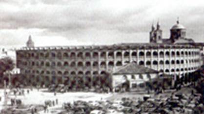 MUERE UN SOLDADO EN LA PLAZA TOROS DE ZARAGOZA EN 1860